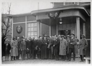 Fiera di Milano - Campionaria 1929 - Inaugurazione del padiglione dell'Ungheria