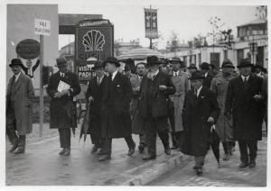 Fiera di Milano - Campionaria 1929 - Visita di ingegneri lombardi e commercianti lussemburghesi