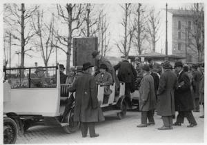 Fiera di Milano - Campionaria 1929 - Visita di un gruppo di industriali lussemburghesi