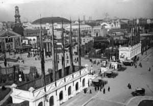 Fiera di Milano - Campionaria 1929 - Entrata di piazza Giulio Cesare - Veduta dall'alto