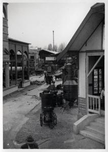 Fiera di Milano - Campionaria 1929 - Settore dell'edilizia - Lavori di allestimento