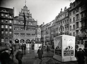 Lipsia - Piazza - Struttura pubblicitaria della Fiera campionaria di Milano del 1929