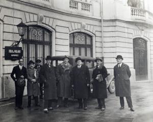 Fiera di Milano - Campionaria 1929 - Visita di un gruppo di giornalisti
