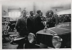 Fiera di Milano - Campionaria 1930 - Visita del ministro dei lavori pubblici Araldo di Crollalanza