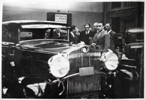 Fiera di Milano - Campionaria 1930 - Visita del ministro dei lavori pubblici Araldo di Crollalanza