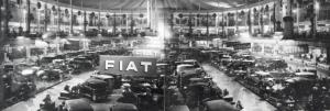 Fiera di Milano - Campionaria 1930 - Salone dell'automobile nel palazzo dello sport - Veduta panoramica