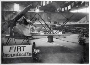 Fiera di Milano - Campionaria 1930 - Padiglione dell'aeronautica - Stand Fiat