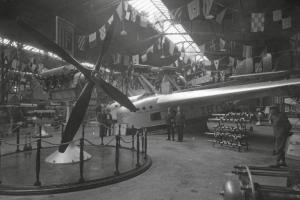 Fiera di Milano - Campionaria 1930 - Padiglione dell'aeronautica - Interno