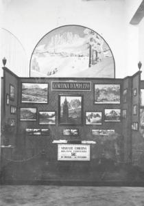 Fiera di Milano - Campionaria 1930 - Padiglione del turismo - Stand su Cortina d'Ampezzo