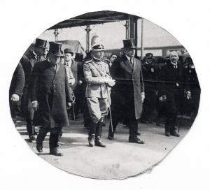 Fiera di Milano - Campionaria 1925 - Visita del duca di Bergamo Adalberto di Savoia