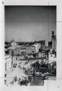 Fiera di Milano - Campionaria 1928 - Piazza Italia - Veduta dall'alto