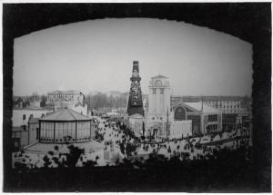 Fiera di Milano - Campionaria 1928 - Piazza Italia - Veduta dall'alto