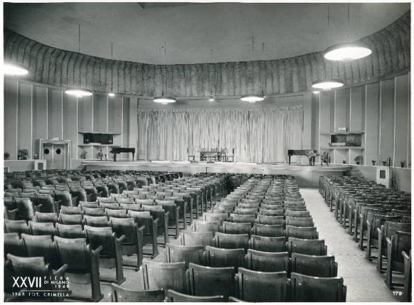 Fiera di Milano - Campionaria 1949 - Auditorium - Sala concerti