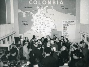 Fiera di Milano - Campionaria 1949 - Visita di personalità in occasione della Giornata della Colombia