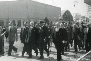 Fiera di Milano - Campionaria 1949 - Visita di personalità in occasione della Giornata dell'Egitto