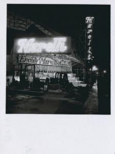 Fiera di Milano - Campionaria 1951 - Area espositiva della Ercole Marelli - Veduta notturna