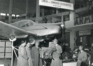 Fiera di Milano - Campionaria 1950 - Visita del ministro cecoslovacco Miloslav Matousek