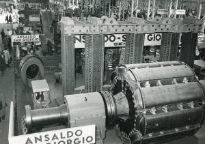 Fiera di Milano - Campionaria 1950 - Padiglione della meccanica - Stand della Ansaldo San Giorgio