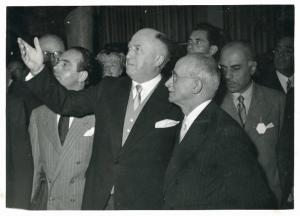 Fiera di Milano - Campionaria 1952 - Visita del presidente della Repubblica Luigi Einaudi