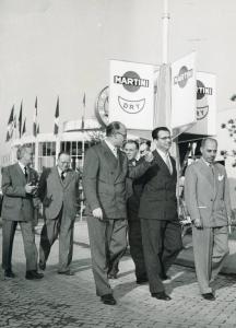 Fiera di Milano - Campionaria 1952 - Visita del ministro del commercio estero Ugo La Malfa