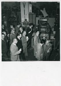 Fiera di Milano - Campionaria 1952 - Visita del sottosegretario alla presidenza del consiglio Giorgio Tupini