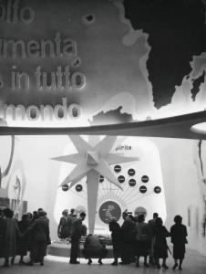 Fiera di Milano - Campionaria 1952 - Padiglione del Gruppo Montecatini - Sala delle miniere