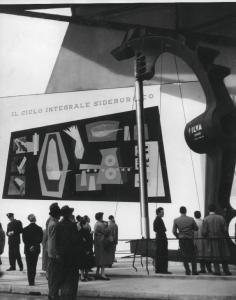 Fiera di Milano - Campionaria 1953 - Padiglione della Sidercomit (Siderurgica Commerciale Italiana S.p.A ) - Veduta esterna