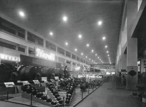 Fiera di Milano - Campionaria 1953 - Padiglione dell'elettrotecnica - Stand della Ercole Marelli - Interno