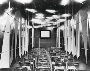 Fiera di Milano - Campionaria 1953 - Padiglione della Sidercomit (Siderurgica Commerciale Italiana S.p.A ) - Sala cinema