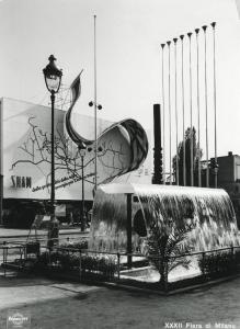 Fiera di Milano - Campionaria 1954 - Padiglione dell'ENI (Ente nazionale idrocarburi) - Veduta esterna