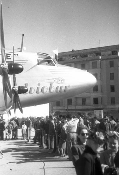 Fiera di Milano - Campionaria 1948 - S. I. A. I. Savoia-Marchetti - Aeroplano S. M. 95
