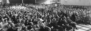 Fiera di Milano - Campionaria 1955 - Auditorium - Trasmissione "Il campanile d'oro"