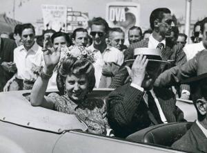 Fiera di Milano - Campionaria 1947 - Visita del presidente dell'Argentina Juan Peron