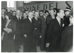 Fiera di Milano - Campionaria 1948 - Visita del presidente delle Repubblica Luigi Einaudi