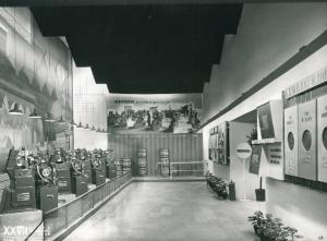 Fiera di Milano - Campionaria 1949 - Padiglione del Gruppo Montecatini - Sala della Montevecchio Società italiana del piombo e dello zinco