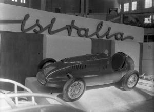 Fiera di Milano - Campionaria 1947 - Padiglione 31 - Cisitalia - Automobile monoposto