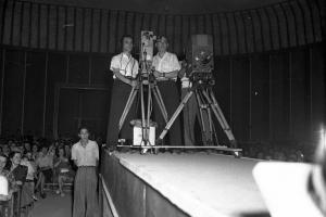 Fiera di Milano - Campionaria 1947 - Cameraman - Telecamera