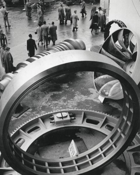 Fiera di Milano - Campionaria 1956 - Area espositiva all'aperto della Sidercomit