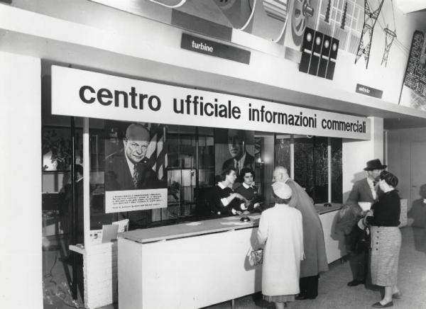 Fiera di Milano - Campionaria 1956 - Centro ufficiale informazioni commerciali