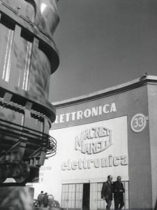 Fiera di Milano - Campionaria 1955 - Padiglione dell'elettrotecnica e telecomunicazioni - Stand della Magneti Marelli