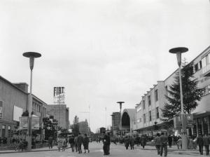 Fiera di Milano - Campionaria 1955 - Viale dell'industria - Visitatori