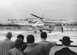 Fiera di Milano - Campionaria 1956 - Mostra del volo verticale - Elicottero