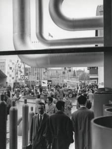 Fiera di Milano - Campionaria 1956 - Padiglione della Dalmine - Particolare esterno