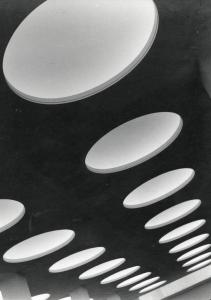 Fiera di Milano - Campionaria 1956 - Particolare architettonico di un padiglione espositivo