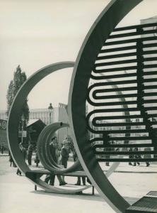 Fiera di Milano - Campionaria 1957 - Area espositiva all'aperto della Dalmine
