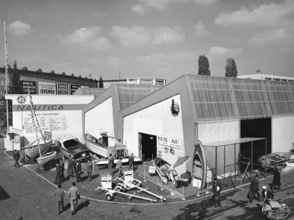 Fiera di Milano - Campionaria 1959 - Padiglione della nautica- Veduta esterna
