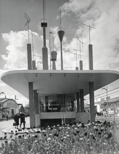 Fiera di Milano - Campionaria 1959 - Auditorio della RAI - Veduta esterna