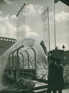 Fiera di Milano - Campionaria 1957 - Installazione di pompe idrauliche della Marelli