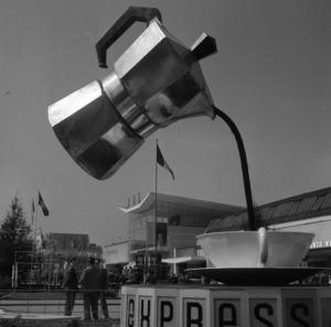 Fiera di Milano - Campionaria 1954 - Pubblicità Bialetti - Moka Express