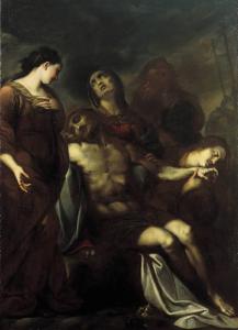 Cristo morto e le Quattro Marie